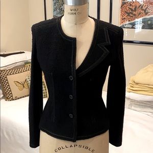 Black Chanel cruise jacket
